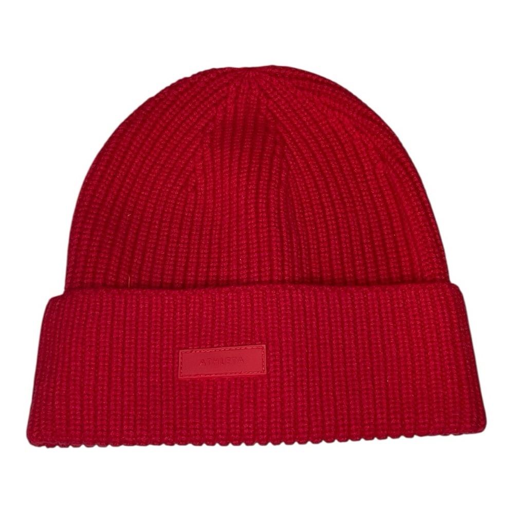 Athleta Red Beanie